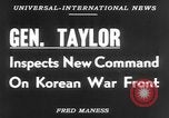 Image of Maxwell Davenport Taylor Korea, 1953, second 6 stock footage video 65675067638