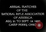 Image of matches of National Rifle Association Ohio United States USA, 1927, second 8 stock footage video 65675067673