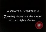 Standbild Touristen verlassen Schiff mit dem Motorboot zu besuchen Vargas Venezuela, 1936, aus Sekunde 3 historischem Filmmaterial Videoclip 65675067694