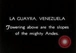 Standbild Touristen verlassen Schiff mit dem Motorboot zu besuchen Vargas Venezuela, 1936, aus Sekunde 6 historischem Filmmaterial Videoclip 65675067694