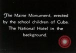 Image monuments La Havane Cuba, 1936, de la seconde 56 séquences d'archives historiques vidéo 65675067700