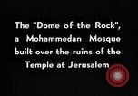 Standbild Kuppel des Rock Jerusalem Palästina, 1936, aus Sekunde 6 historischem Filmmaterial Videoclip 65675067734