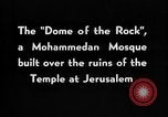 Standbild Kuppel des Rock Jerusalem Palästina, 1936, aus Sekunde 12 historischem Filmmaterial Videoclip 65675067734