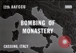 Standbild Bombardierung von Kloster Cassino Italien, 1944, aus Sekunde 6 historischem Filmmaterial Videoclip 65675067747