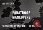 Image Formation Seconde Guerre Mondiale sauts parachutistes Angleterre Royaume-Uni, 1944, de la seconde 1 séquences d'archives historiques vidéo 65675067748