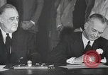 Image of mutual aid pact Washington DC USA, 1944, second 30 stock footage video 65675067750
