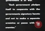 Image of mutual aid pact Washington DC USA, 1944, second 56 stock footage video 65675067750