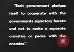 Image of mutual aid pact Washington DC USA, 1944, second 58 stock footage video 65675067750