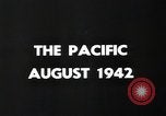 Image of American Marines landing and moving inland Guadalcanal Solomon Islands, 1942, second 4 stock footage video 65675067764