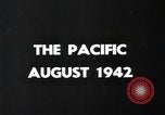 Image of American Marines landing and moving inland Guadalcanal Solomon Islands, 1942, second 5 stock footage video 65675067764