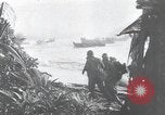 Image of American Marines landing and moving inland Guadalcanal Solomon Islands, 1942, second 51 stock footage video 65675067764