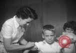 Image of polio vaccination United States USA, 1955, second 23 stock footage video 65675067765