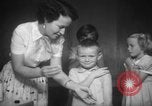 Image of polio vaccination United States USA, 1955, second 28 stock footage video 65675067765