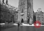 Image of Canadian Parliament buildings in snow Ottawa Canada, 1956, second 14 stock footage video 65675067769