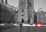 Image of Canadian Parliament buildings in snow Ottawa Canada, 1956, second 15 stock footage video 65675067769