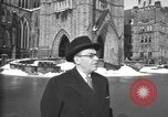 Image of Canadian Parliament buildings in snow Ottawa Canada, 1956, second 17 stock footage video 65675067769