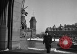 Image of Canadian Parliament buildings in snow Ottawa Canada, 1956, second 22 stock footage video 65675067769
