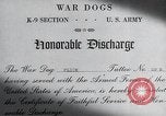 Image chiens de guerre United States USA, 1944, de la seconde 17 séquences d'archives historiques vidéo 65675067776