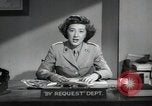 Image television broadcast New York United States USA, 1944, de la seconde 33 séquences d'archives historiques vidéo 65675067778