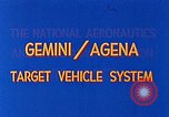 Image Gemini Agena Target Vehicle Sunnyvale California USA, 1963, de la seconde 13 séquences d'archives historiques vidéo 65675067786