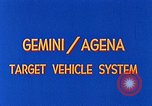 Image Gemini Agena Target Vehicle Sunnyvale California USA, 1963, de la seconde 15 séquences d'archives historiques vidéo 65675067786