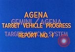 Image Gemini Agena Target Vehicle Sunnyvale California USA, 1963, de la seconde 18 séquences d'archives historiques vidéo 65675067786