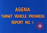 Image Gemini Agena Target Vehicle Sunnyvale California USA, 1963, de la seconde 21 séquences d'archives historiques vidéo 65675067786