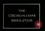 Image of Czechoslovakia declares independence Prague Czechoslovakia, 1918, second 1 stock footage video 65675067795