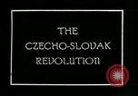 Image of Czechoslovakia declares independence Prague Czechoslovakia, 1918, second 4 stock footage video 65675067795