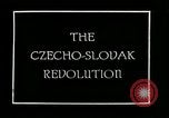 Image of Czechoslovakia declares independence Prague Czechoslovakia, 1918, second 5 stock footage video 65675067795