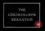 Image of Czechoslovakia declares independence Prague Czechoslovakia, 1918, second 6 stock footage video 65675067795