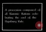 Image of Czechoslovakian independence Prague Czechoslovakia, 1918, second 1 stock footage video 65675067796