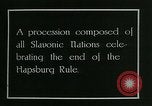 Image of Czechoslovakian independence Prague Czechoslovakia, 1918, second 4 stock footage video 65675067796