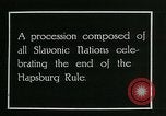 Image of Czechoslovakian independence Prague Czechoslovakia, 1918, second 7 stock footage video 65675067796