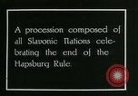 Image of Czechoslovakian independence Prague Czechoslovakia, 1918, second 9 stock footage video 65675067796