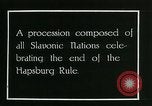 Image of Czechoslovakian independence Prague Czechoslovakia, 1918, second 11 stock footage video 65675067796