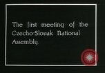 Image of The first Republic of Czechoslovakia Prague Czechoslovakia, 1918, second 9 stock footage video 65675067800