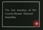 Image of The first Republic of Czechoslovakia Prague Czechoslovakia, 1918, second 10 stock footage video 65675067800