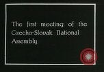 Image of The first Republic of Czechoslovakia Prague Czechoslovakia, 1918, second 11 stock footage video 65675067800