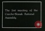 Image of The first Republic of Czechoslovakia Prague Czechoslovakia, 1918, second 13 stock footage video 65675067800