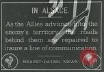 Image of Road construction to support Allied offensive World War I Alsace France, 1918, second 1 stock footage video 65675067813