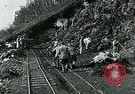 Image of Road construction to support Allied offensive World War I Alsace France, 1918, second 25 stock footage video 65675067813