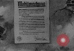 Image Affiche annonçant la mobilisation Berlin Allemagne, 1914, de la seconde 1 séquences d'archives historiques vidéo 65675067821