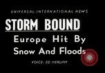 Image flood l'Europe, 1955, de la seconde 18 séquences d'archives historiques vidéo 65675067829