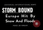 Image flood l'Europe, 1955, de la seconde 19 séquences d'archives historiques vidéo 65675067829