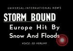 Image flood l'Europe, 1955, de la seconde 20 séquences d'archives historiques vidéo 65675067829