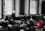 Immagine di Conferenza stampa Washington DC USA, 1955, secondo 40 filmato di repertorio 65675067830