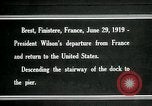 Image of President Woodrow Wilson Brest France, 1919, second 1 stock footage video 65675067918