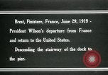Image of President Woodrow Wilson Brest France, 1919, second 3 stock footage video 65675067918