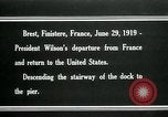 Image of President Woodrow Wilson Brest France, 1919, second 21 stock footage video 65675067918